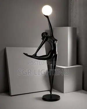 Modern Large Floor Lamps, Creative Home Design, Human-Shaped Art Light