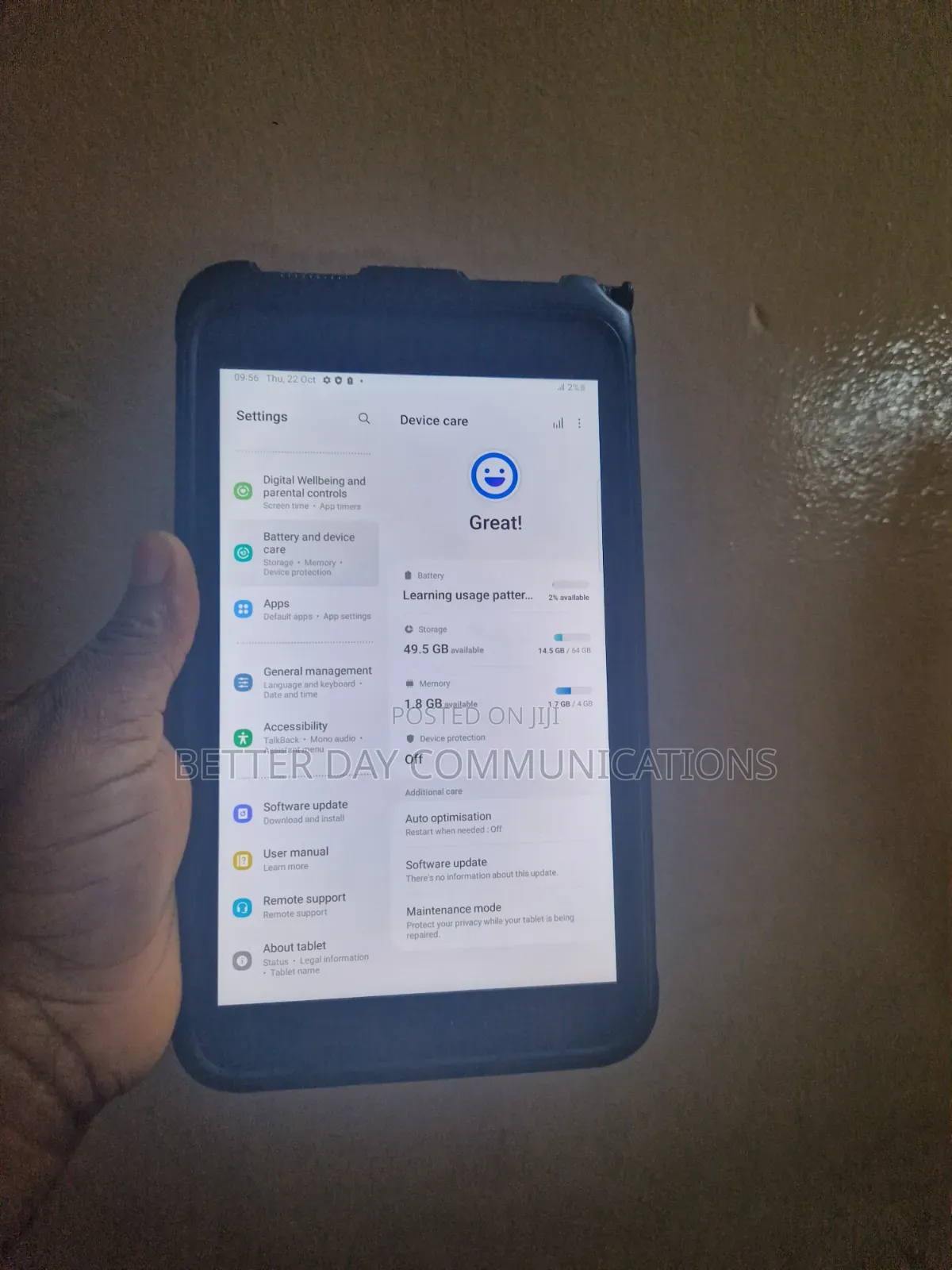 Samsung Galaxy Tab Active3 64 GB Black