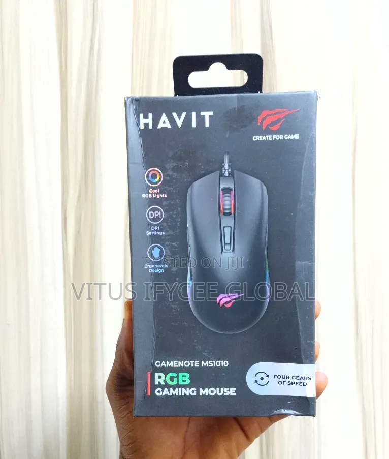 Havit Gamenote MS1010 RGB Gaming Mouse