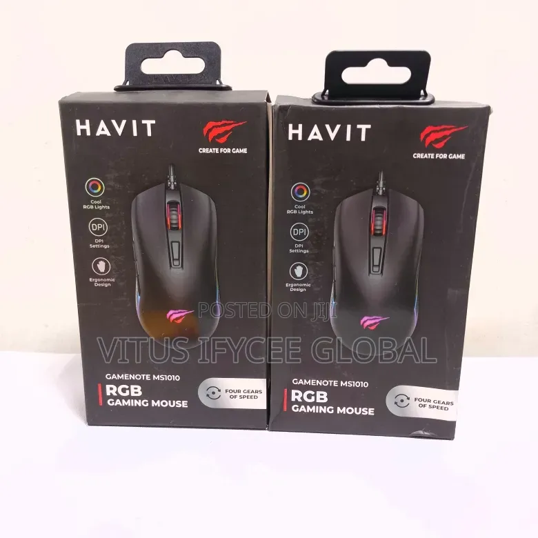 Havit Gamenote MS1010 RGB Gaming Mouse