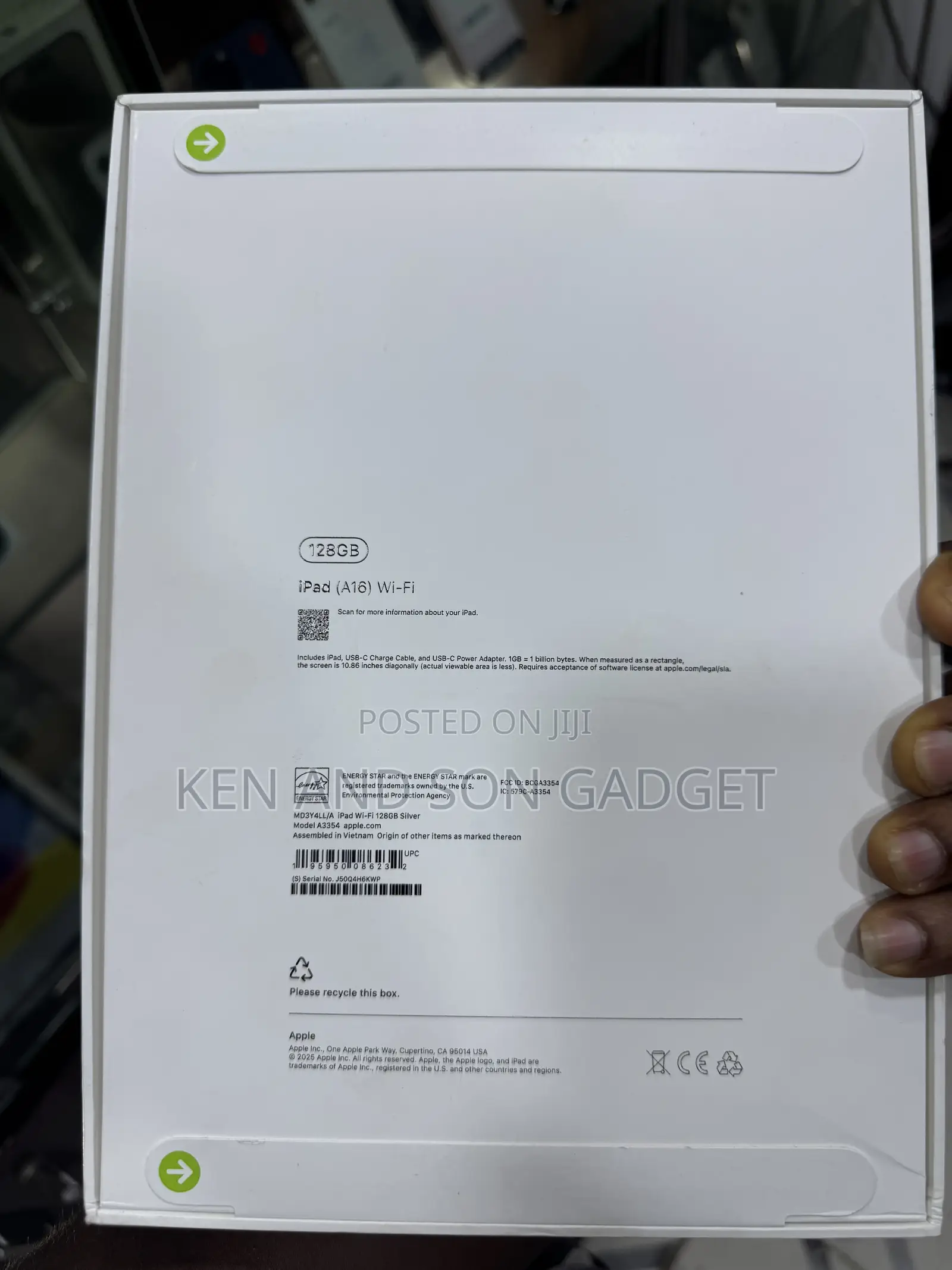 New Apple iPad (2025) 128 GB Gray