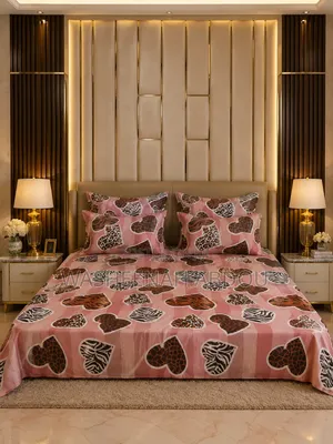 Plain Bedsheets With 4 Pillowcases