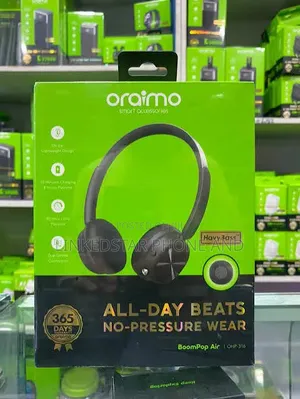 Oraimo BoomPop Air | Wireless Over-Ear Headphones - Enjoy 65 Hours