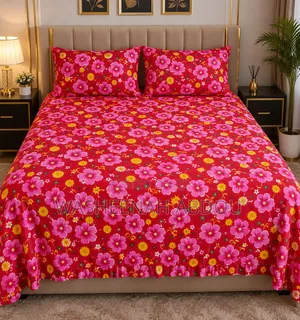 Plain Bedsheets With 4 Pillowcases