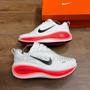 Nike ZoomX Running Shoes "White & Infrared"