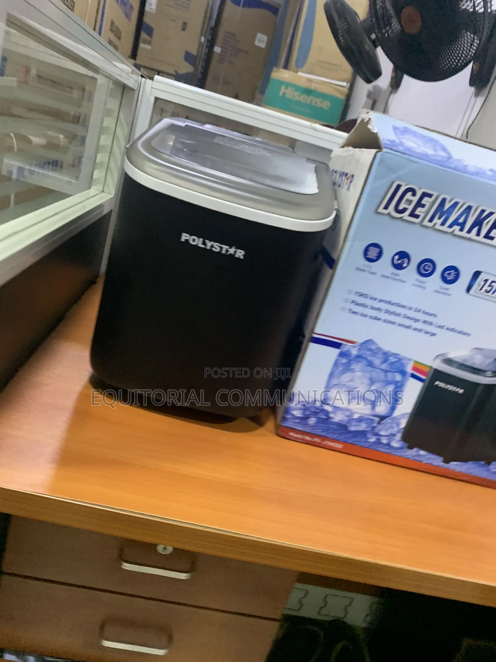Polystar 15KG Ice Maker Machine – Perfect for Chilling Drinks and Beve