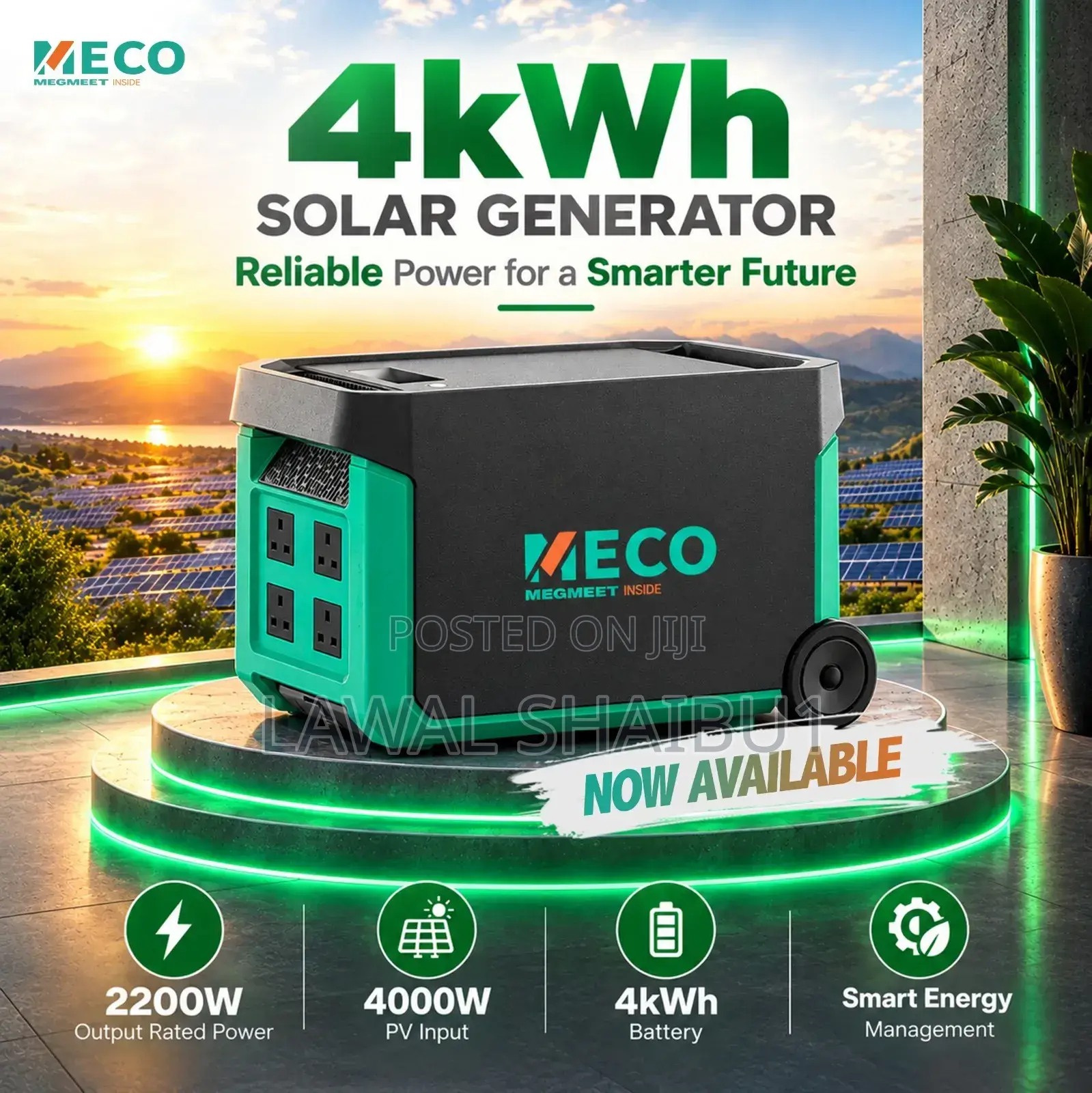 MECO 4kwh Pro (2200w Output)