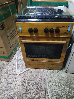Maxi 3 Gas Cooker With Electric Hot Plate and Oven