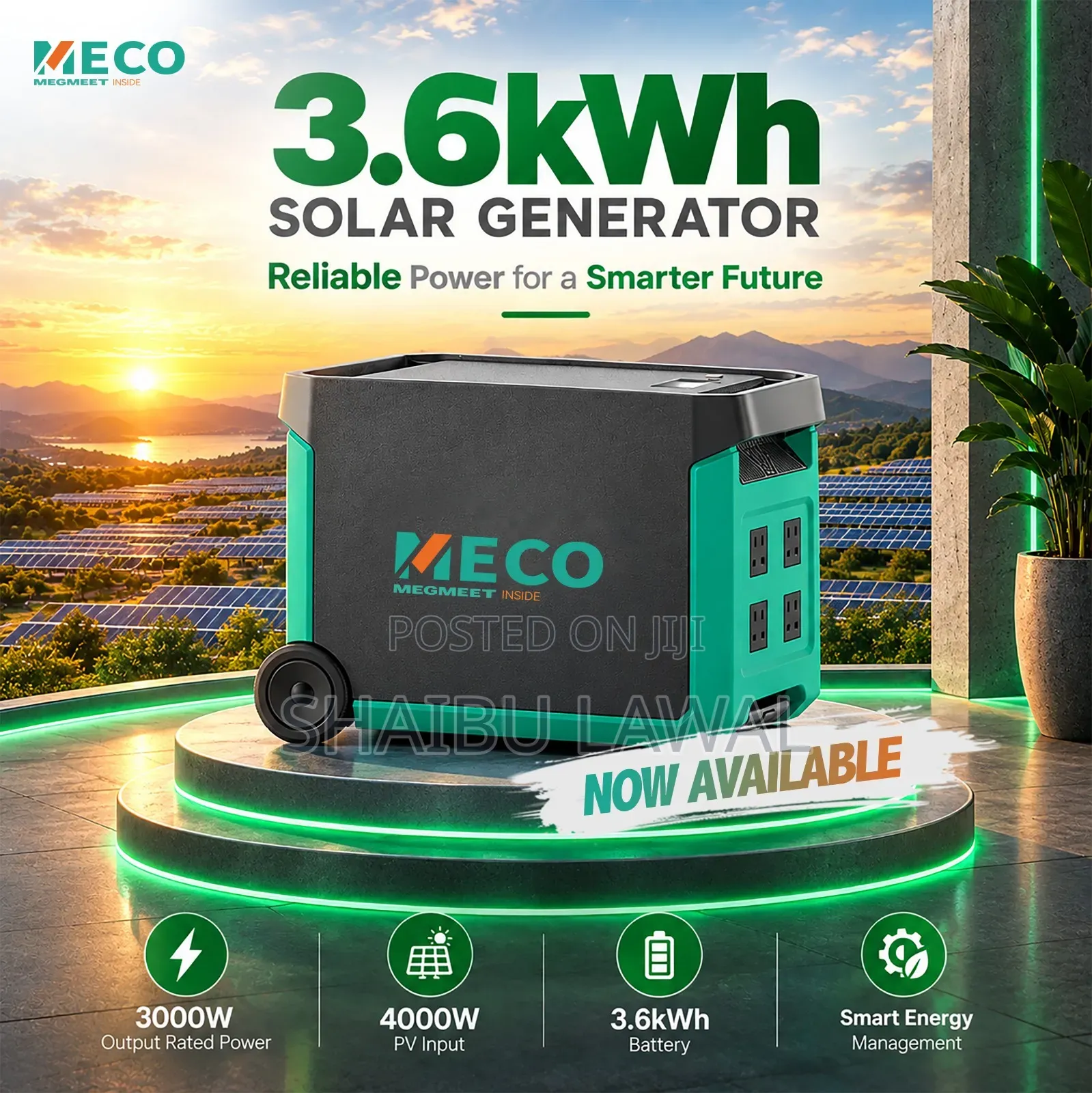 MECO 3.6kwh Pro (3000w Output)