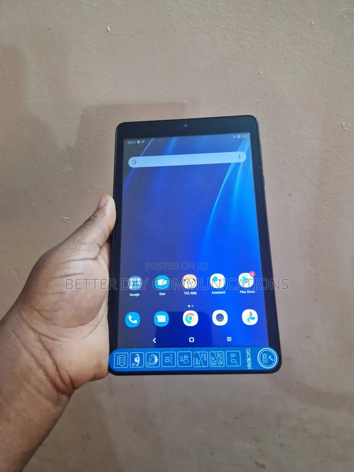 Alcatel 3T 8 32 GB Black