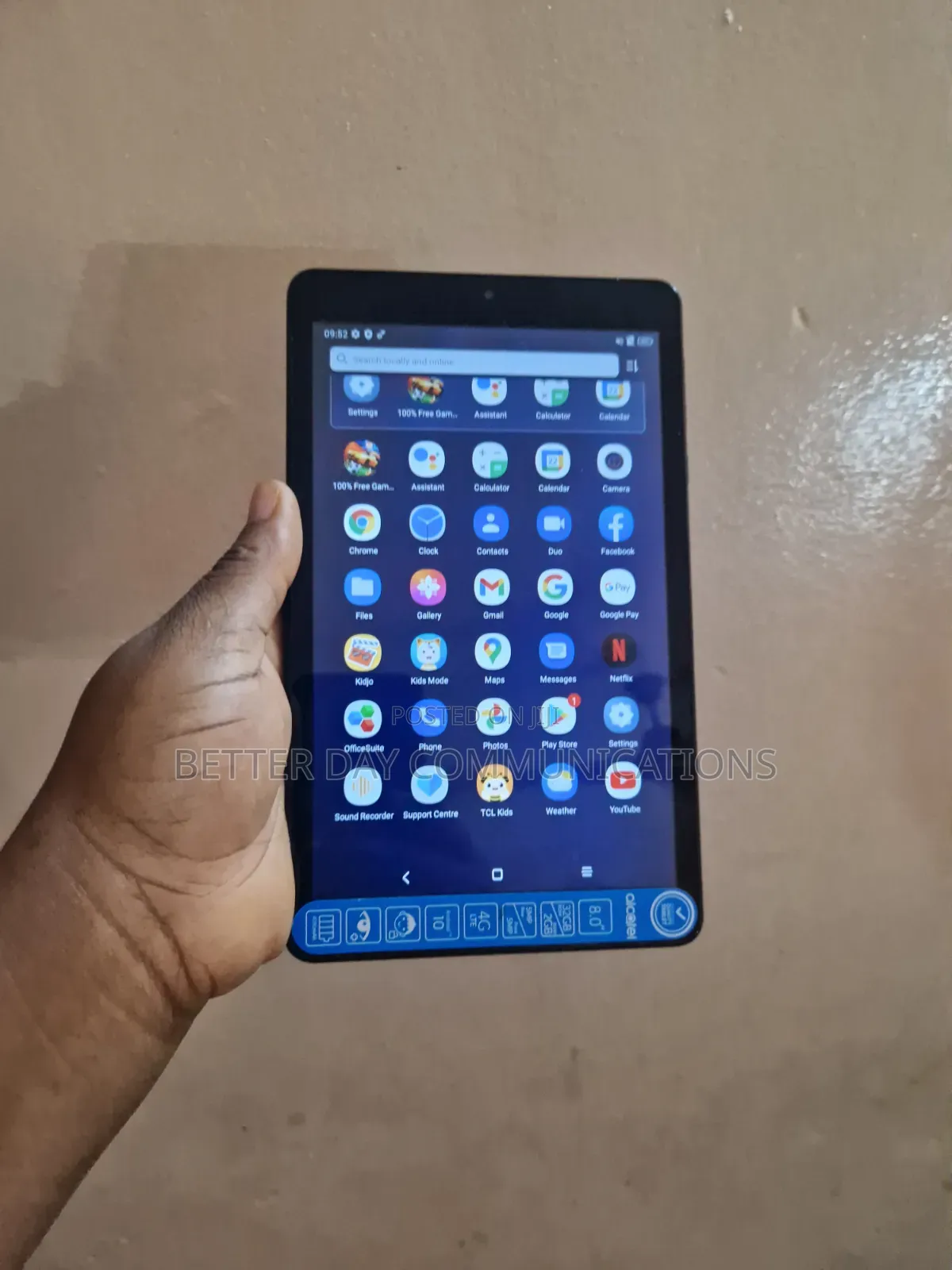 Alcatel 3T 8 32 GB Black
