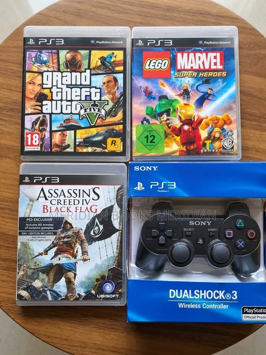 PlayStation 3 Games and Controller