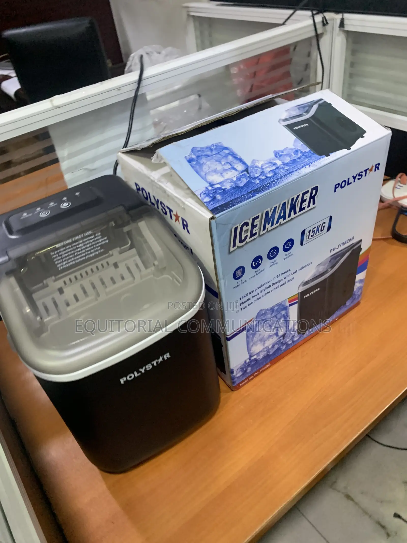 Polystar 15KG Ice Maker – Reliable Ice Making Solution for Everyday Us