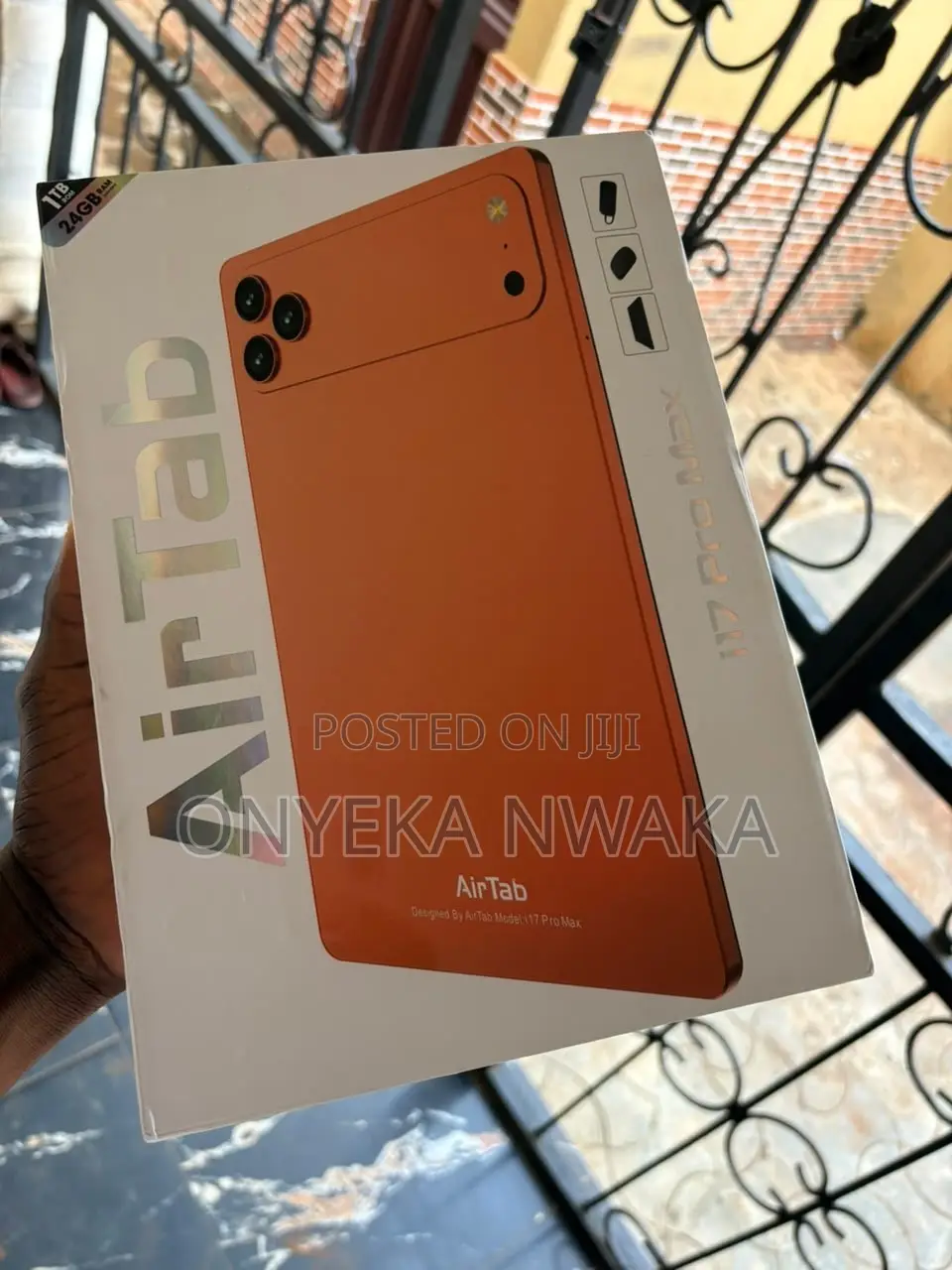 New AirTab i17 Pro Max 256 GB Orange