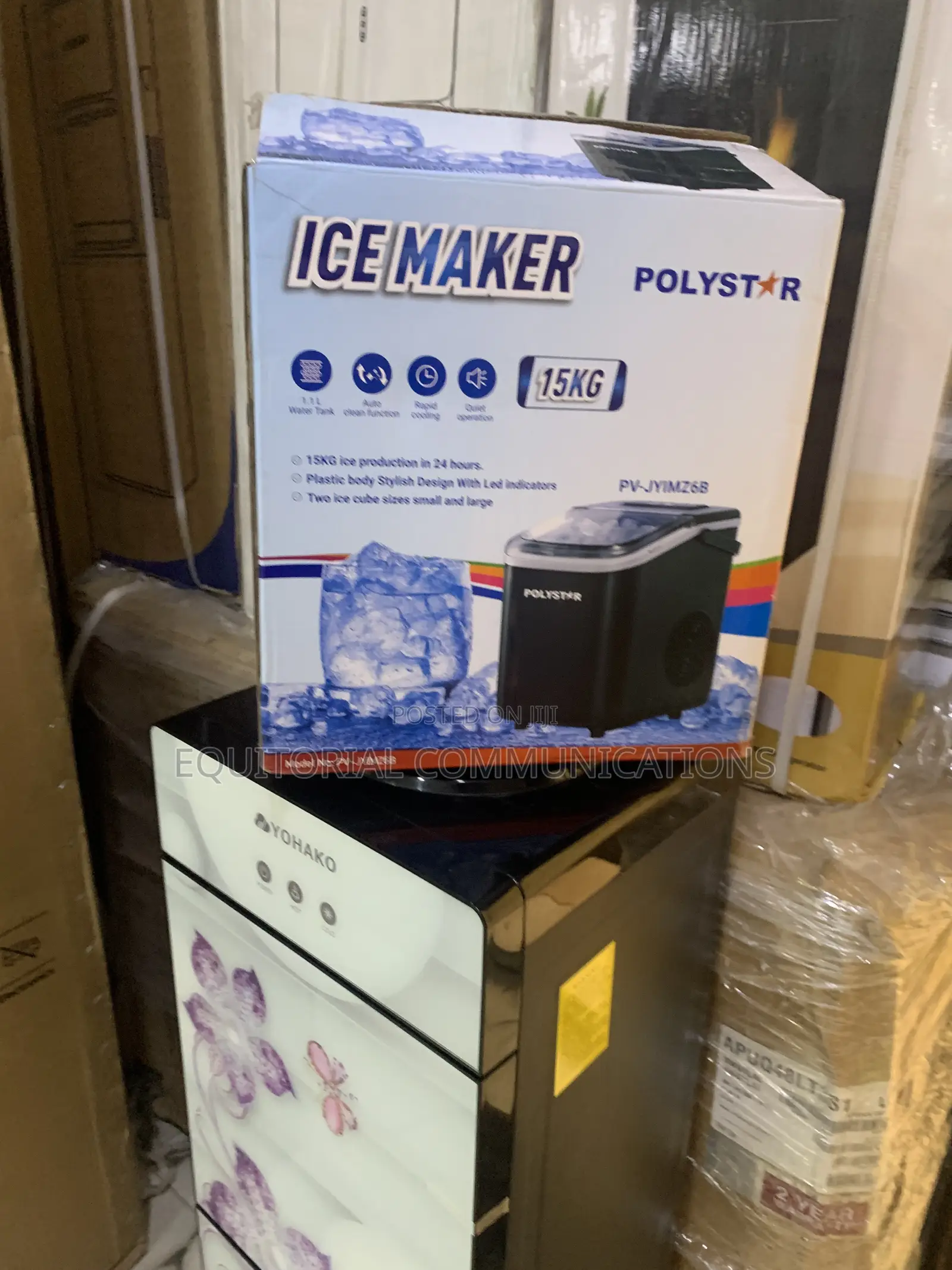 Polystar 15KG Ice Maker – Your Convenient Partner for Refreshing Bever