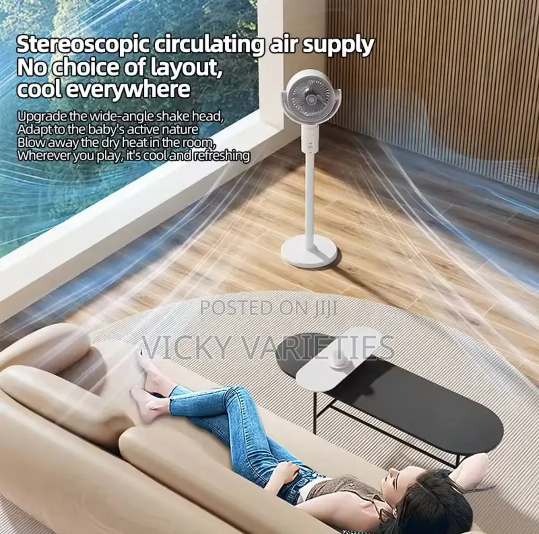 Rechargeable Rotating Standing Fan