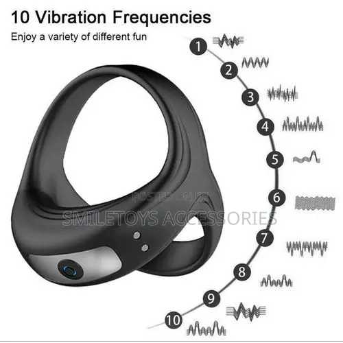 10 Speed Vibrating Delay Cock Ring