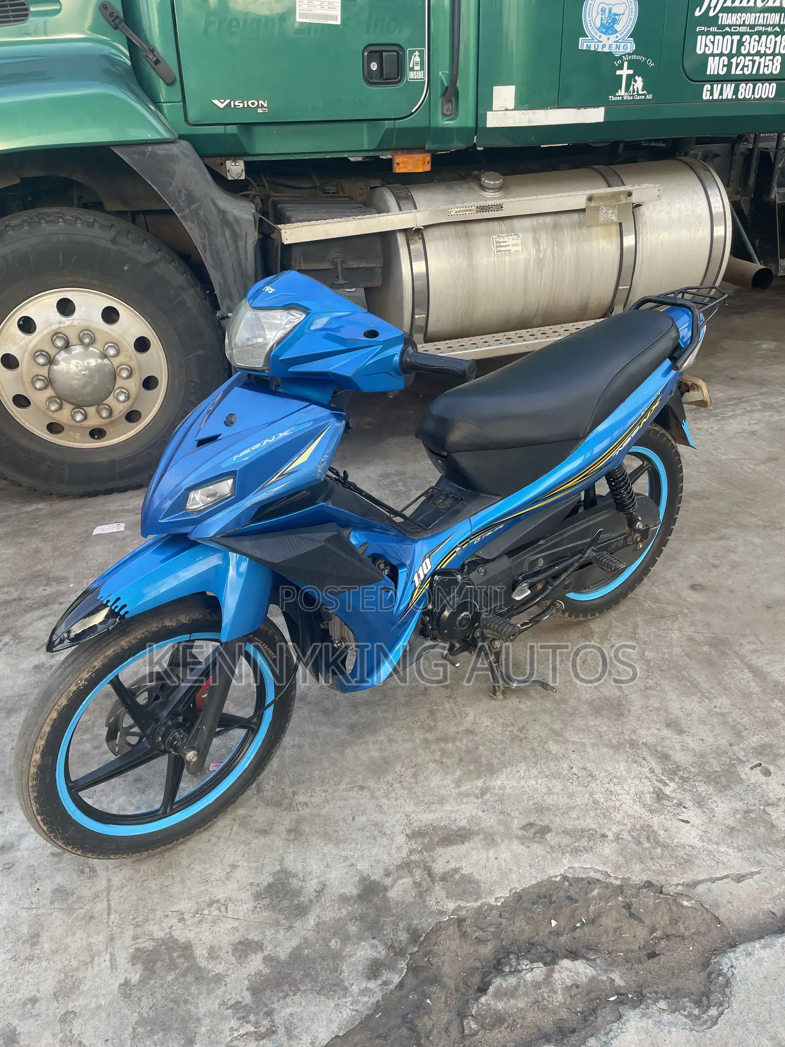 TVS Neo NX 2025 Blue