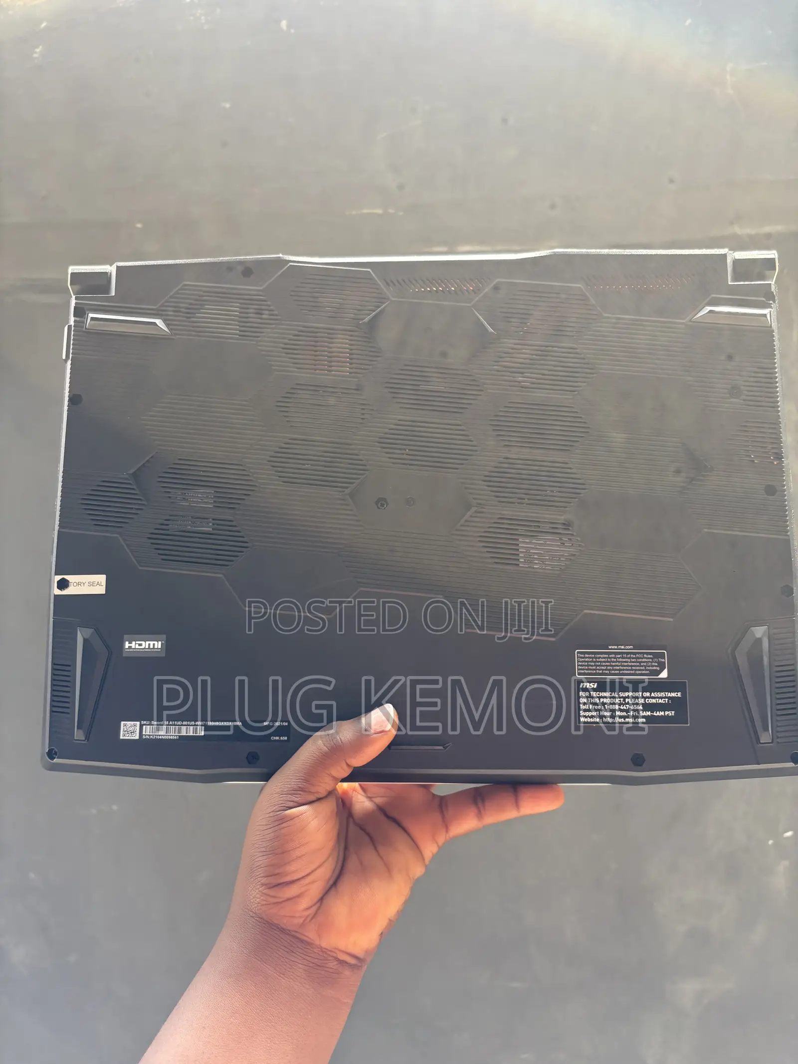 Laptop MSI MSI Sword 15 16GB Intel Core i7 SSD 512GB