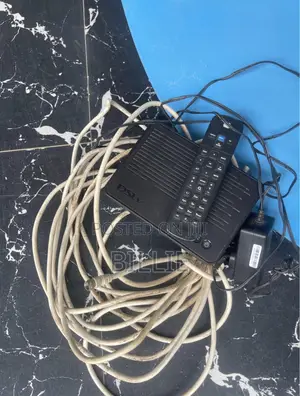DSTV Decoder With Dish, Remote and Wiring.