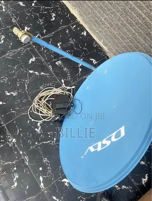 DSTV Decoder With Dish, Remote and Wiring.