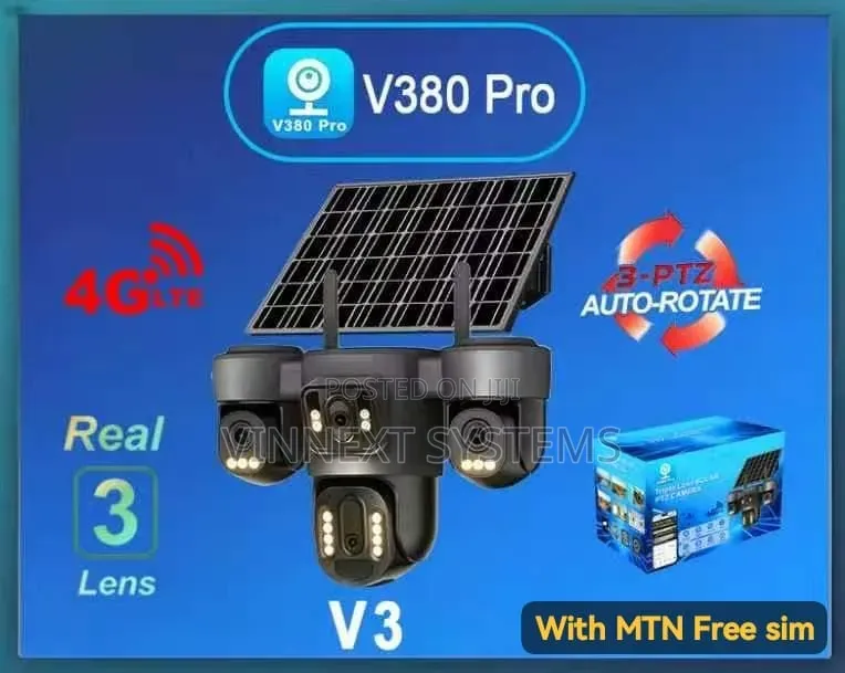 V380 Pro Three Lens Camera