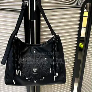 Men’s Embroidered Tassel Shoulder Bag