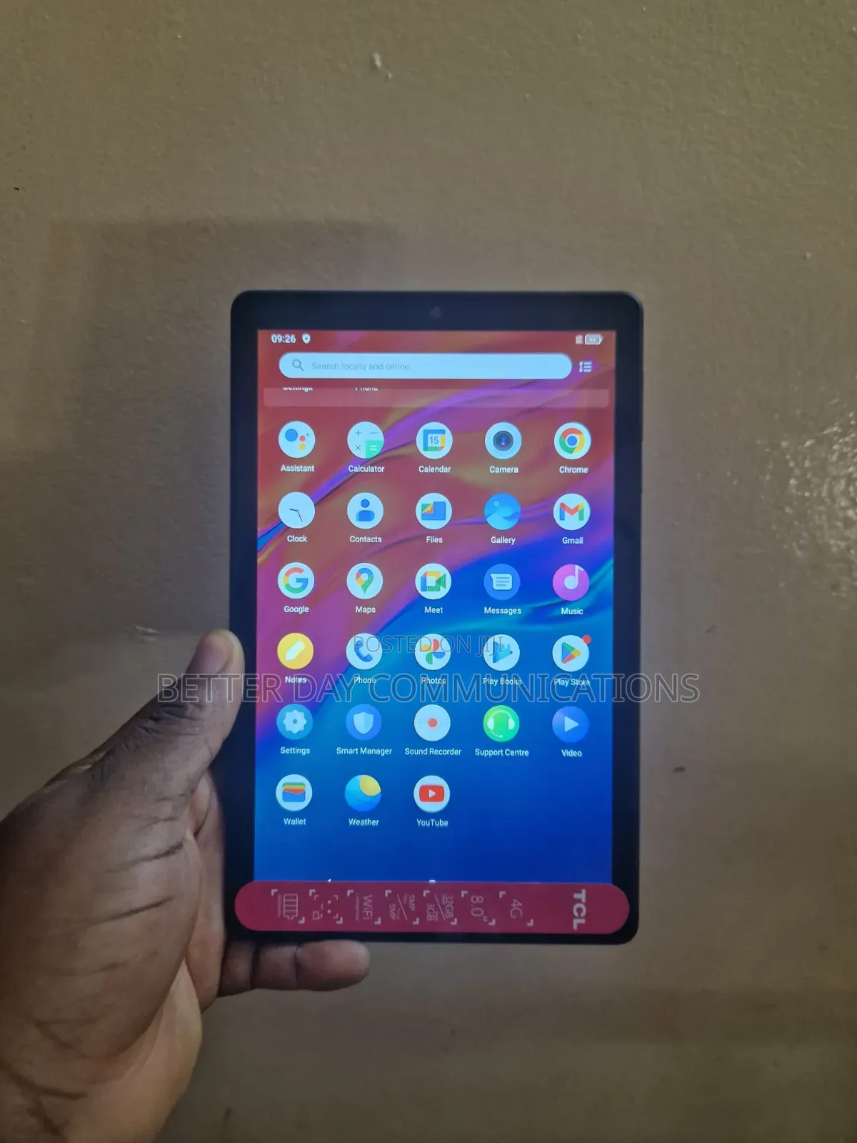 TCL Tab 8 4G 32 GB Black