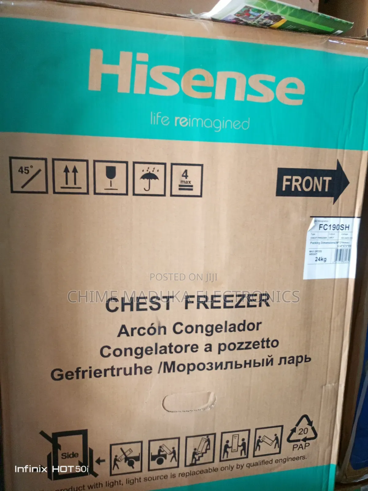 150litres Chest Freezer Hisense