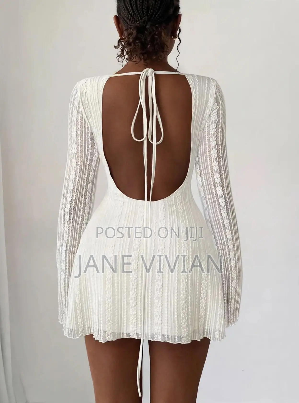 Mesh Flared Gown