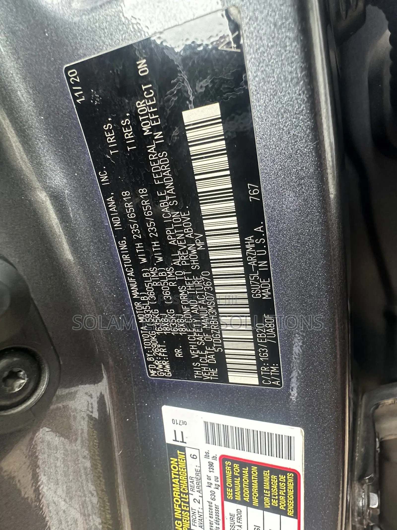 Toyota Highlander 2021 Gray