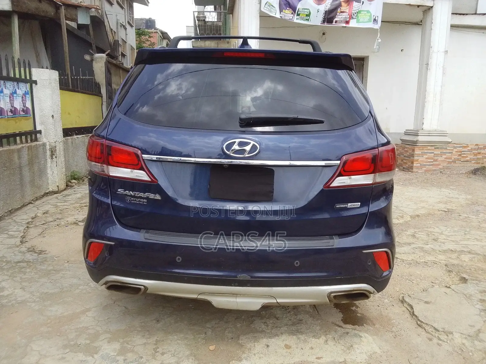Hyundai Santa Fe 2017 Blue