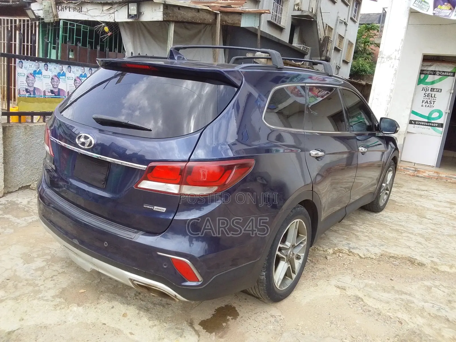 Hyundai Santa Fe 2017 Blue