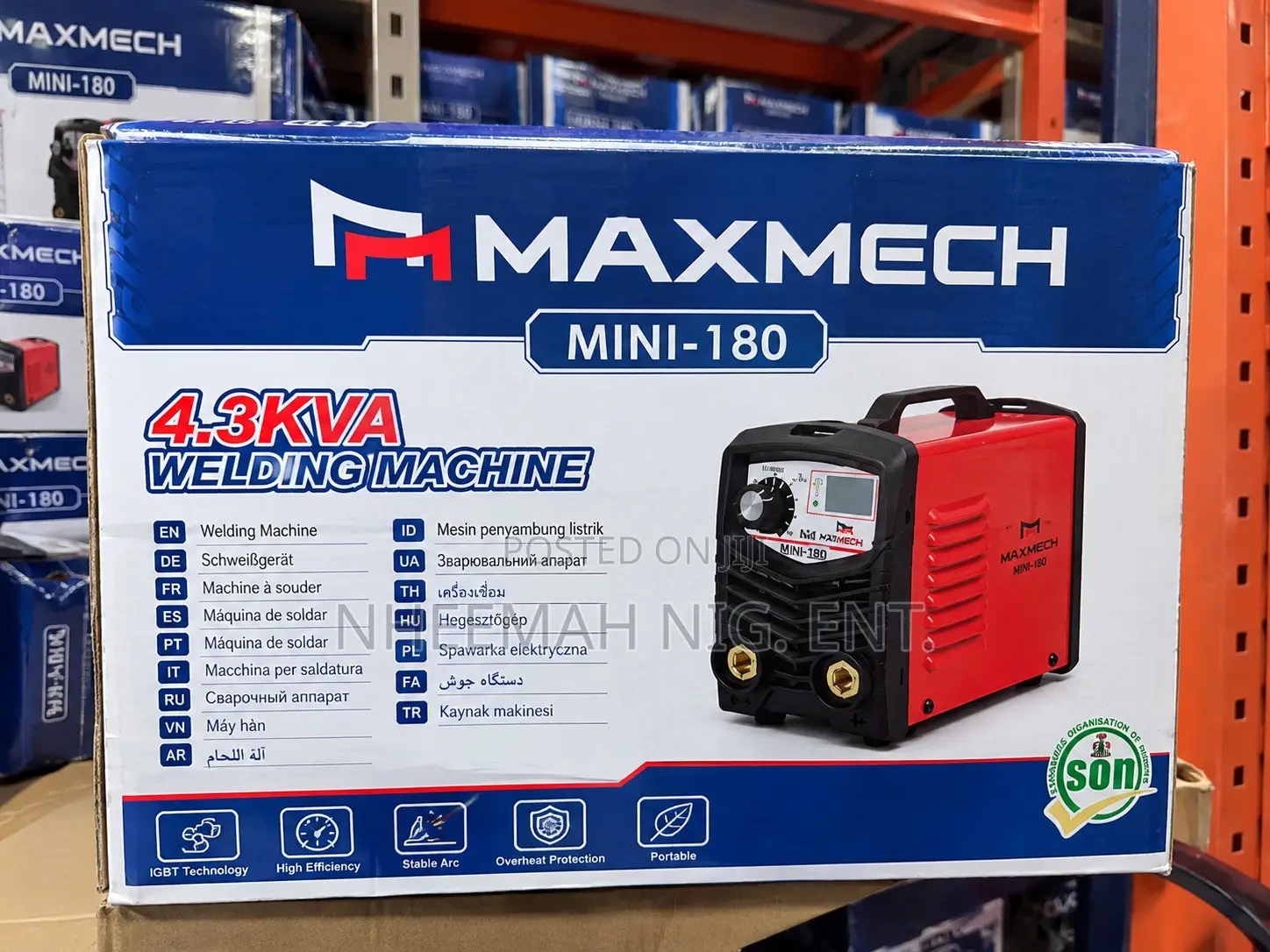 Maxmech Mini 180 Welding Machine 4.3KVA