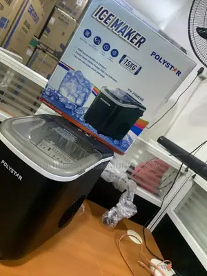 Polystar 15KG Ice Maker Machine – Ideal for Home Bars and Kitchens