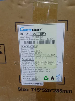 3kwh_24v Cworth Luthiun Ion Battery