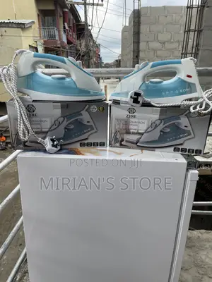 ZYRE Electric Steam Iron (Blue & White Edition) - Teflon Soleplate
