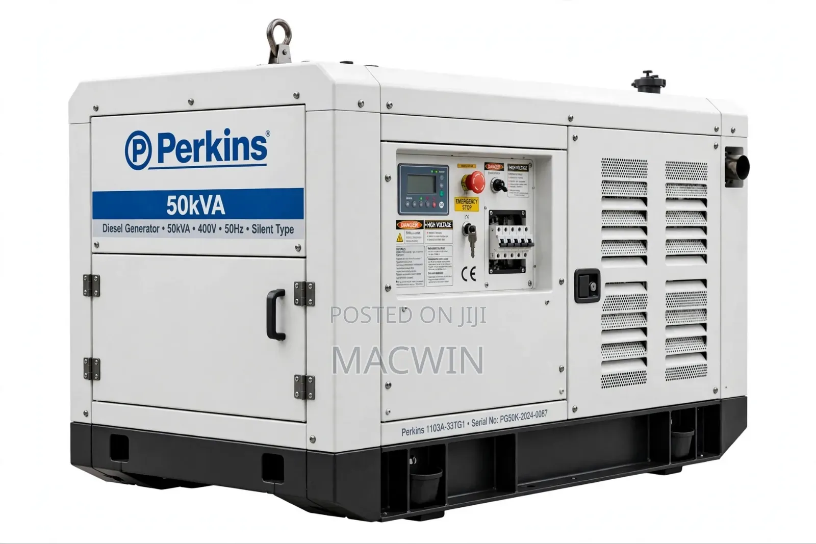 50kva Perkins Diesel Soundproof Generator