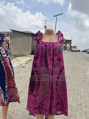 Ruffled Hand Ankara Bubu