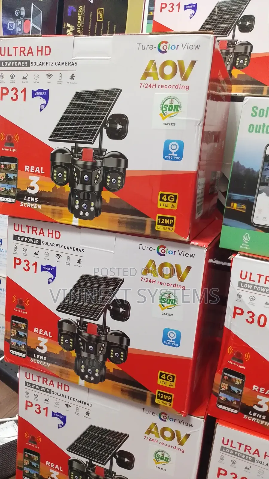 P31 Ultra HD Solar PTZ Camera