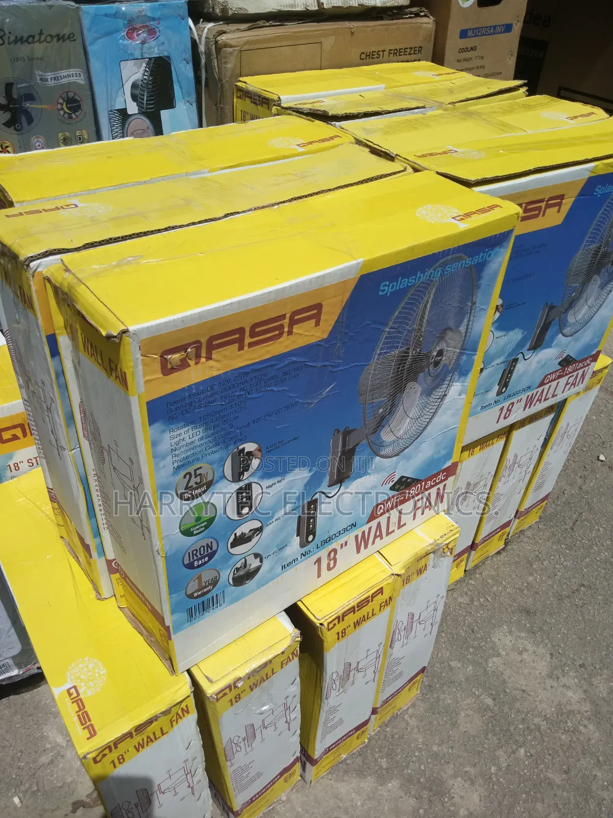 Qasa AC DC Wall Inverter Fan