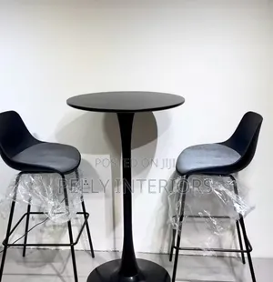 High Dining Set With 2 Chairs