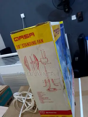 Efficient Room Ventilation Qasa 18in Standing Fan