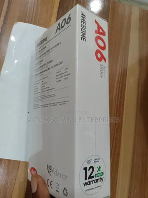 New Itel A06 32 GB Black