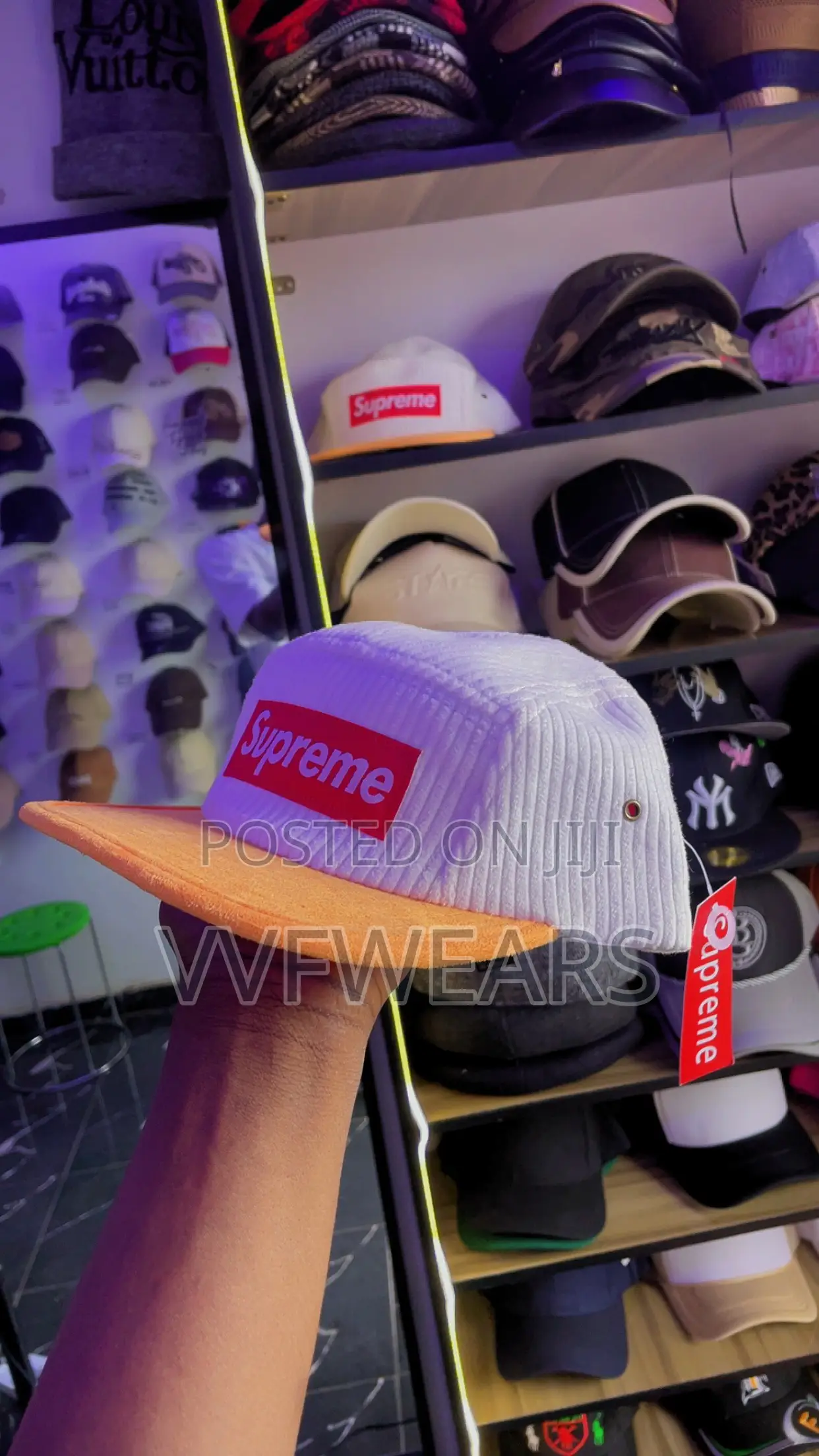 Green Supreme 5 Panel Cap