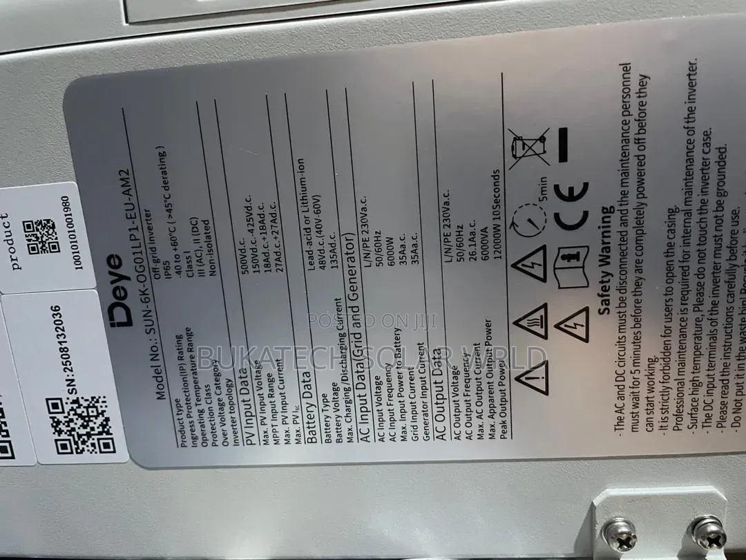 6kva Deye Inverter