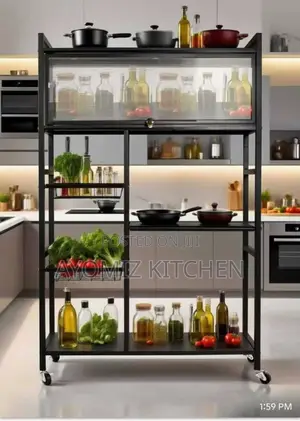 Kitchen Storage Rack With Wardrobe