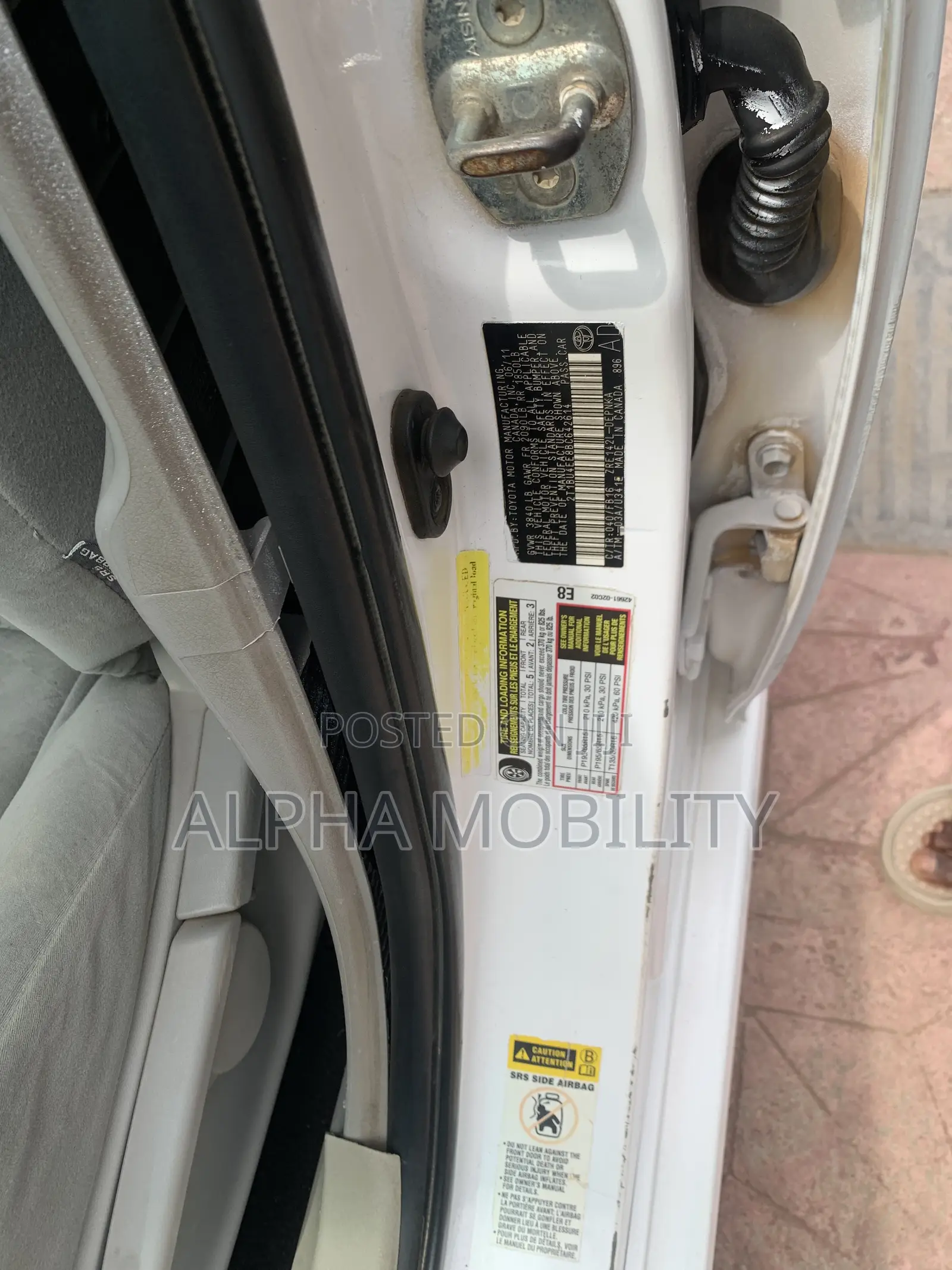Toyota Corolla 2012 White