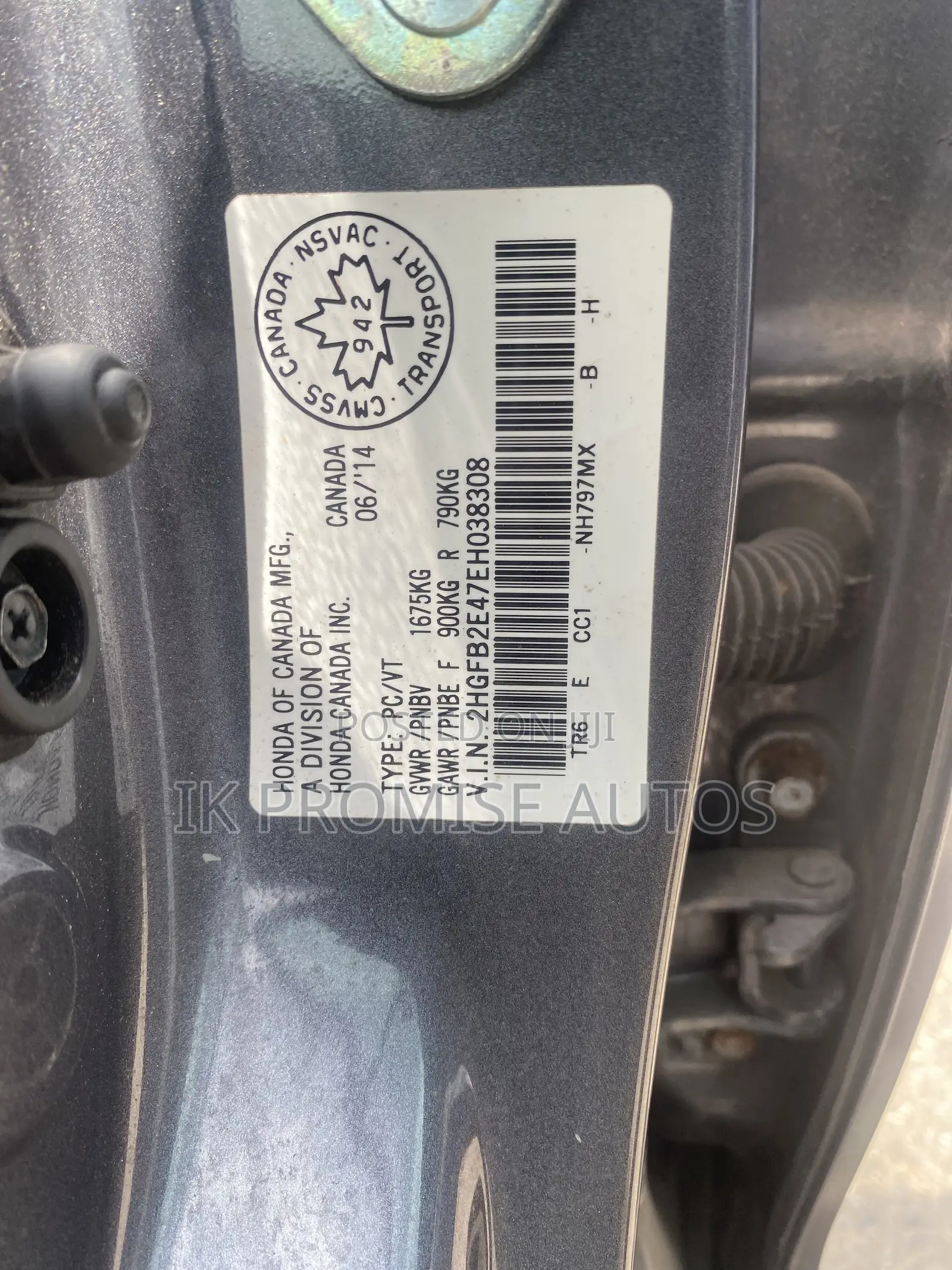 Honda Civic 2014 Gray