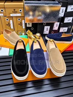 Men’s Suede Casual Slip-on Loafers,